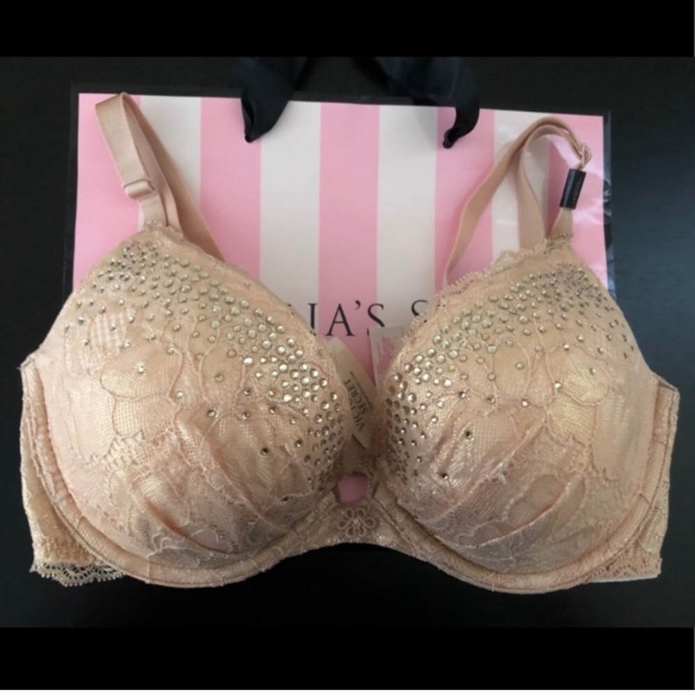 Limited edition VS Bra w/ Swarovski cristals (New)